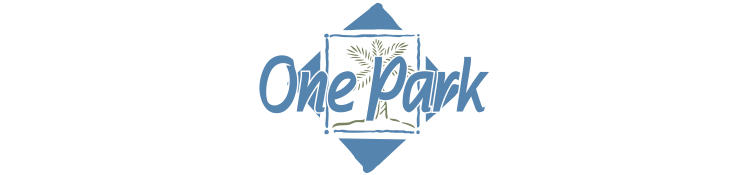 One Park Apartments logo